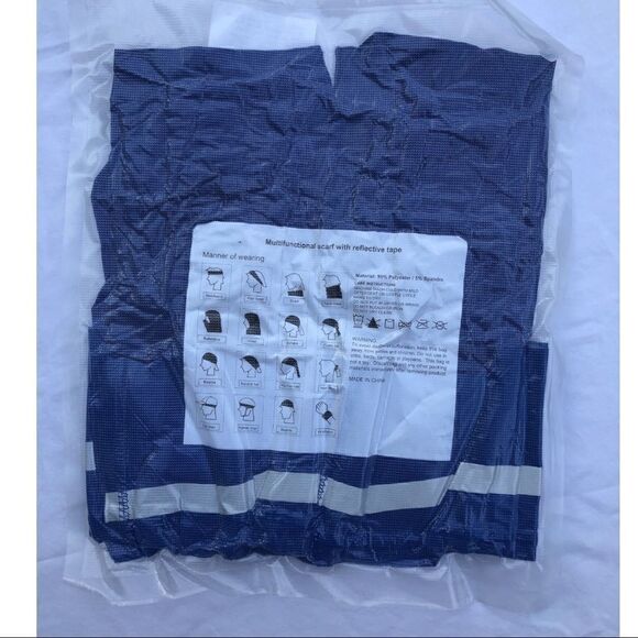 Hard hat 2 piece neck protector reflector and gaiter - Picture 3 of 9